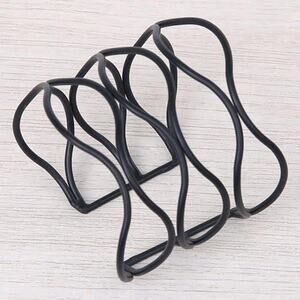 Black Cuff Bracelet | Wave